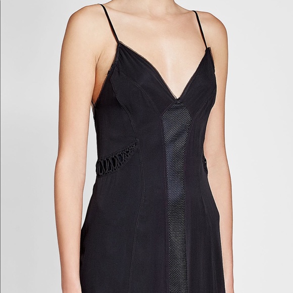 rag & bone Dresses & Skirts - RAG AND BONE Lousie Silk Slip Dress Mesh Chiffon